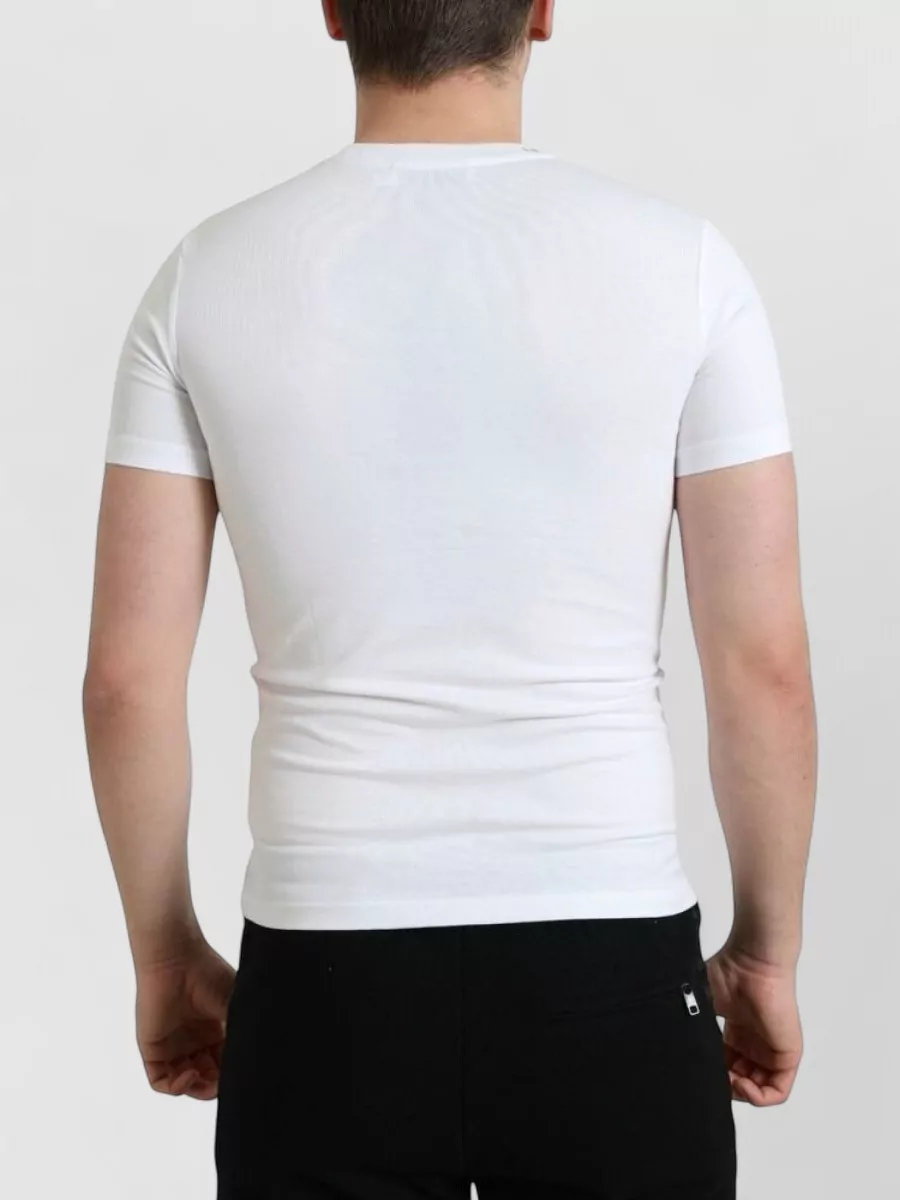 Dolce&Gabbana Cotton Slim-Fit Logo-Print Crewneck T-Shirt