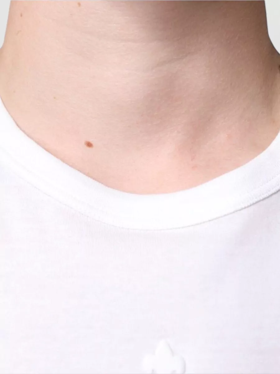 Dolce&Gabbana Cotton Logo Embossed Crewneck T-Shirt