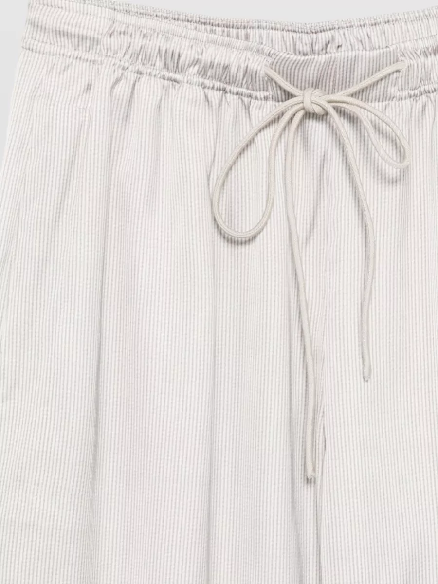 Emporio Armani Striped Wide Leg Pyjama Bottoms