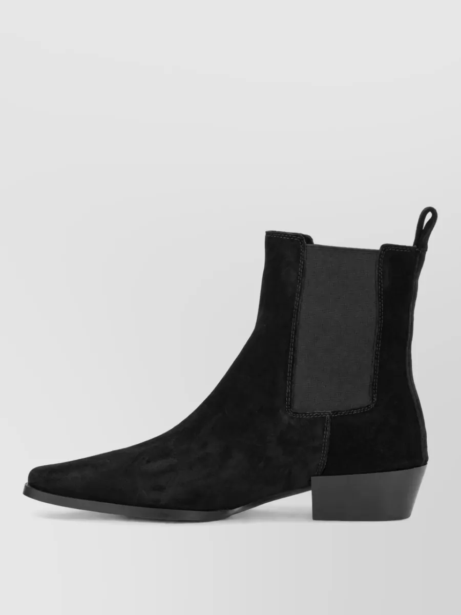 Strategia Suede Leather Ankle Boots