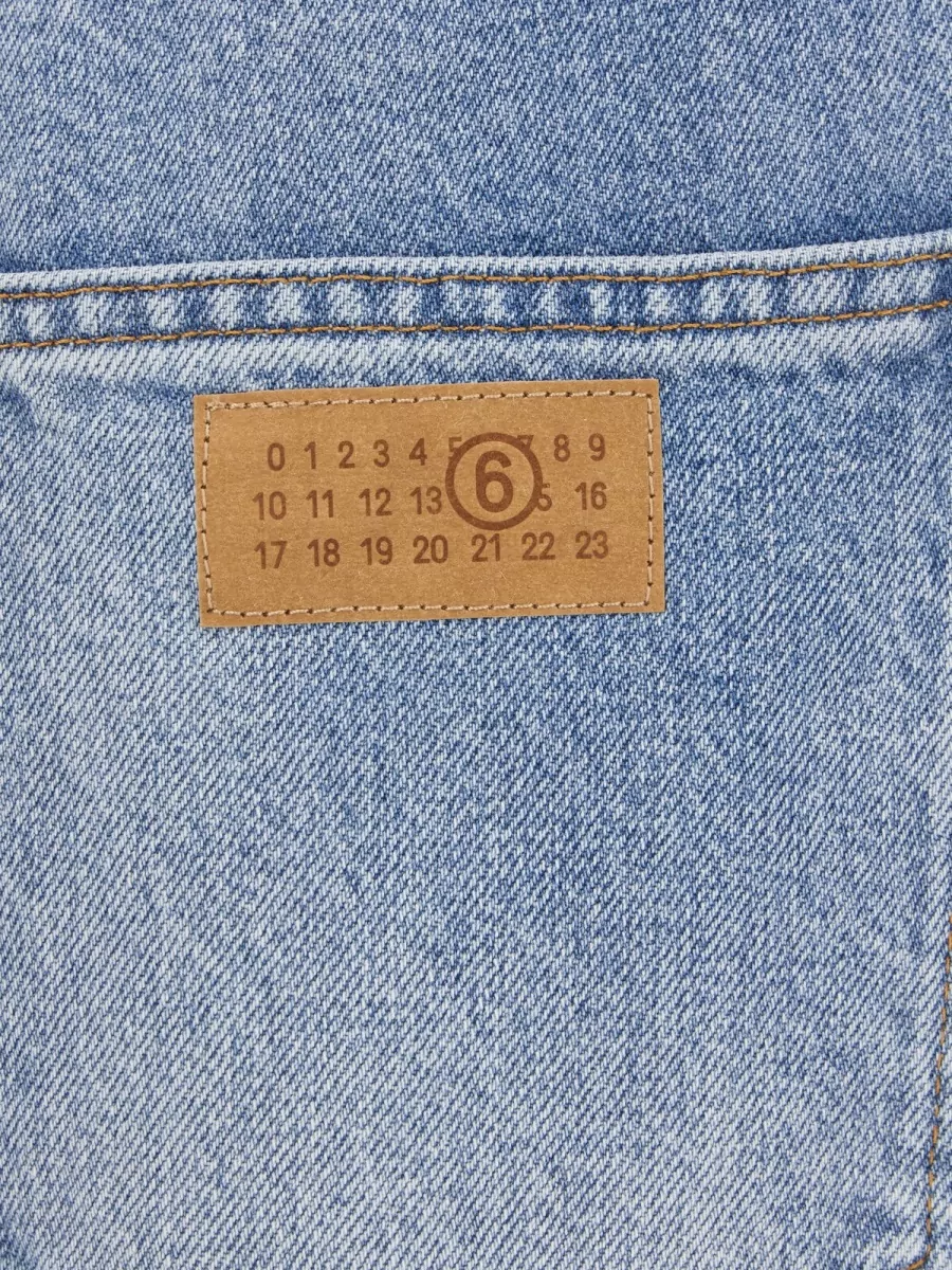 Mm6 Maison Margiela Denim Straight-Leg Jeans