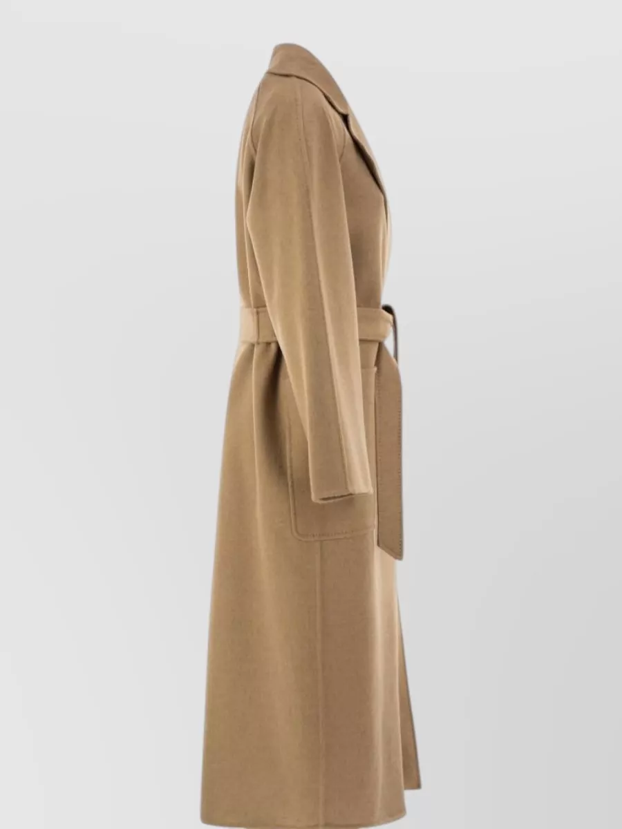 Max Mara Alpaca Wool Silk Long Coat