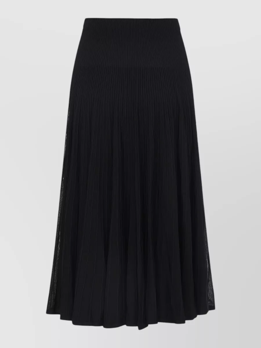 Ralph Lauren Collection striped a-line midi skirt