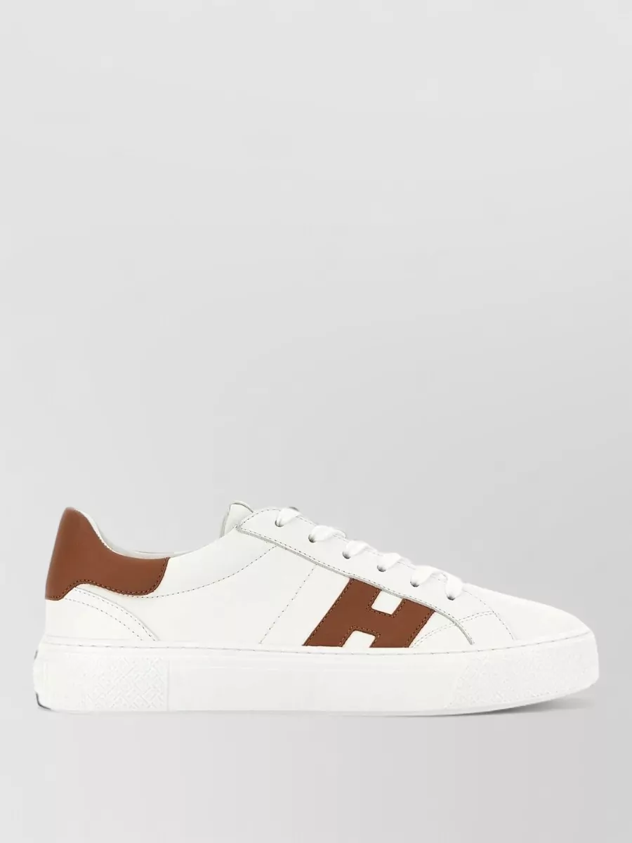 Hogan Leather Lace-Up Sneakers