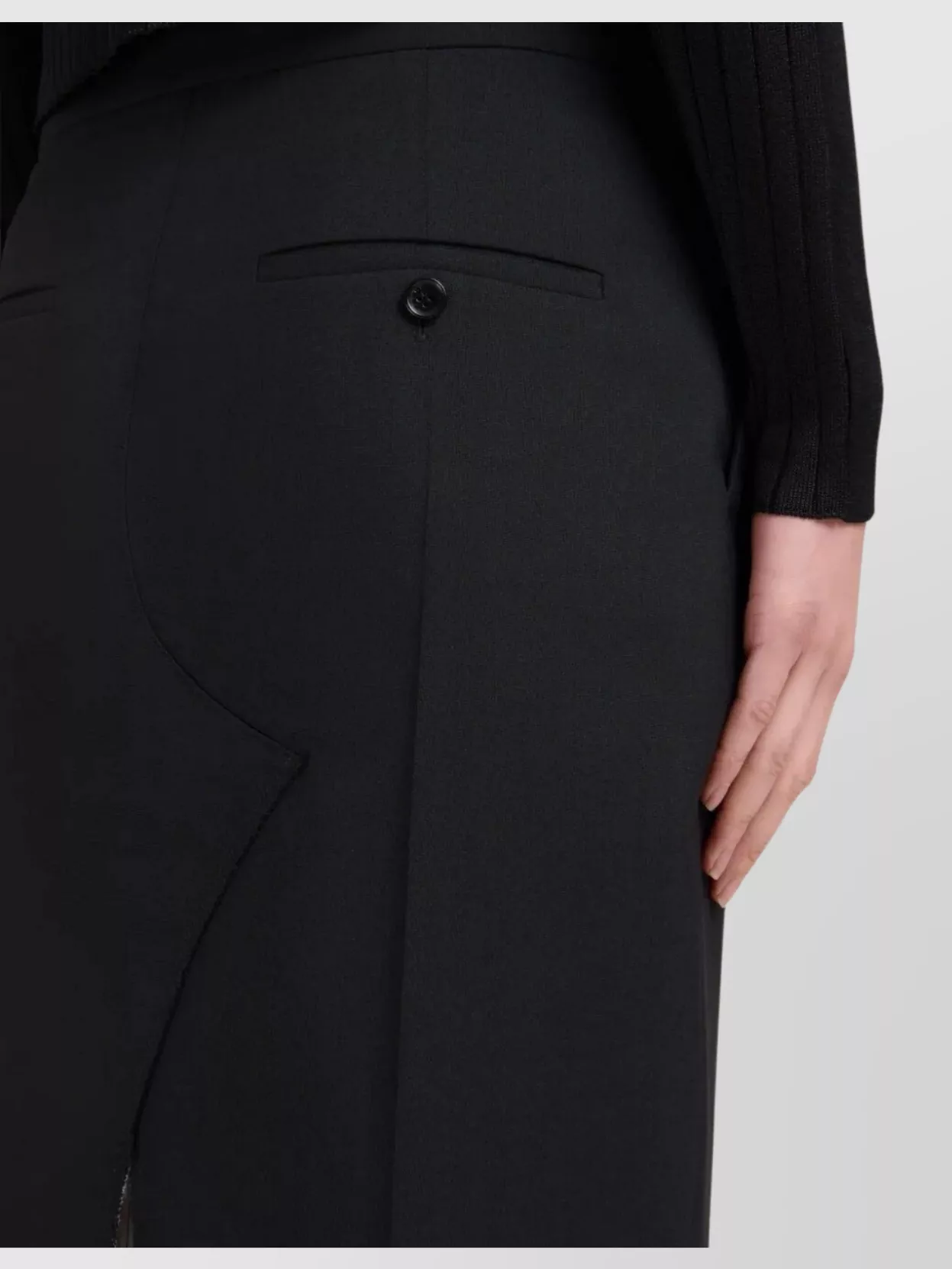 Marni High Waist Asymmetric Pencil Skirt Design
