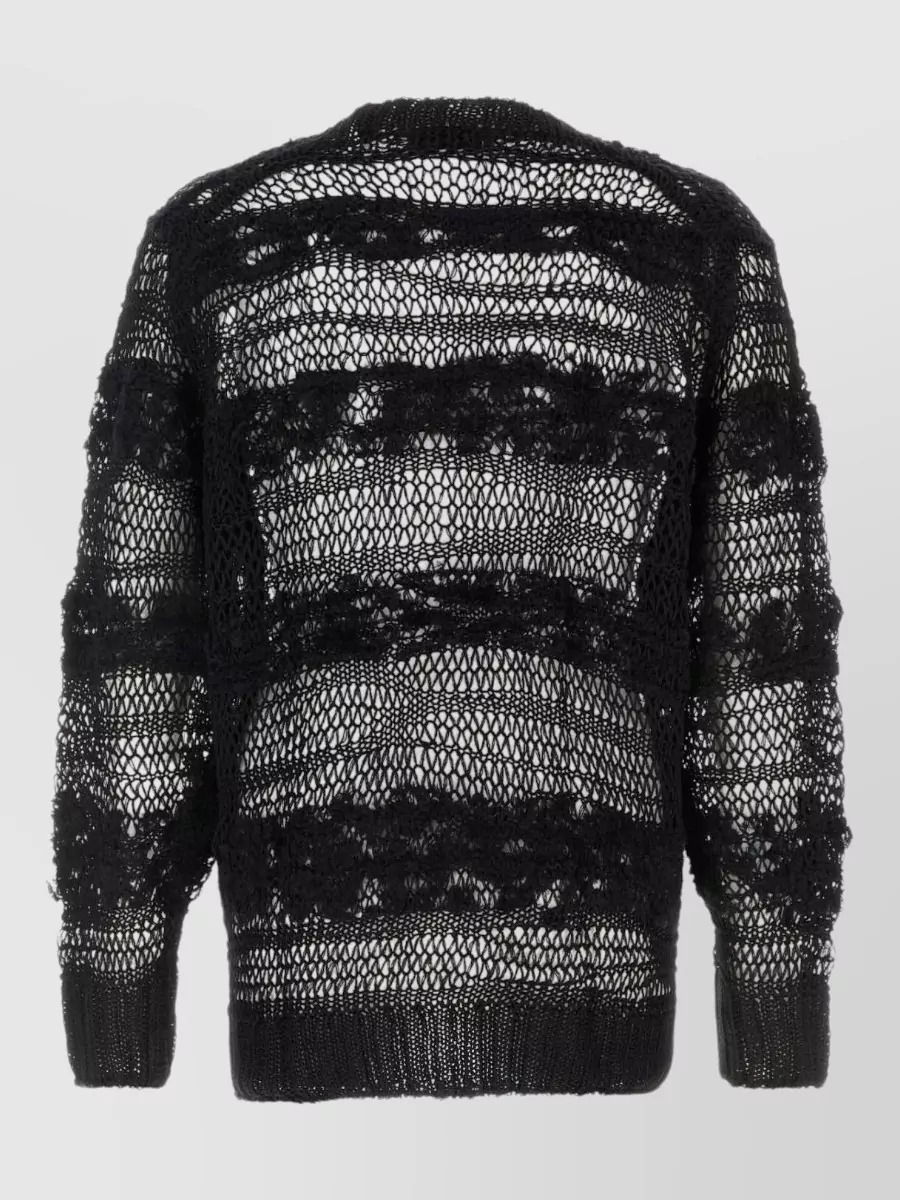 Yohji Yamamoto Crochet Sweater