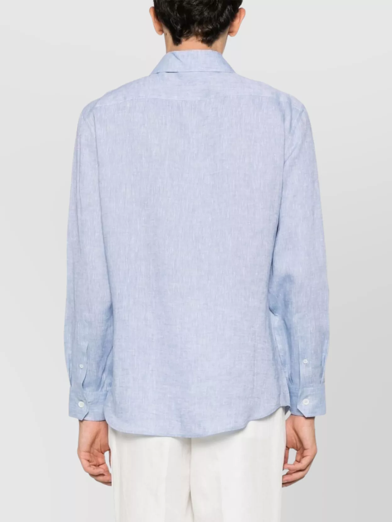 Brunello Cucinelli Linen Shirt Sleeves Buttoned-Cuff