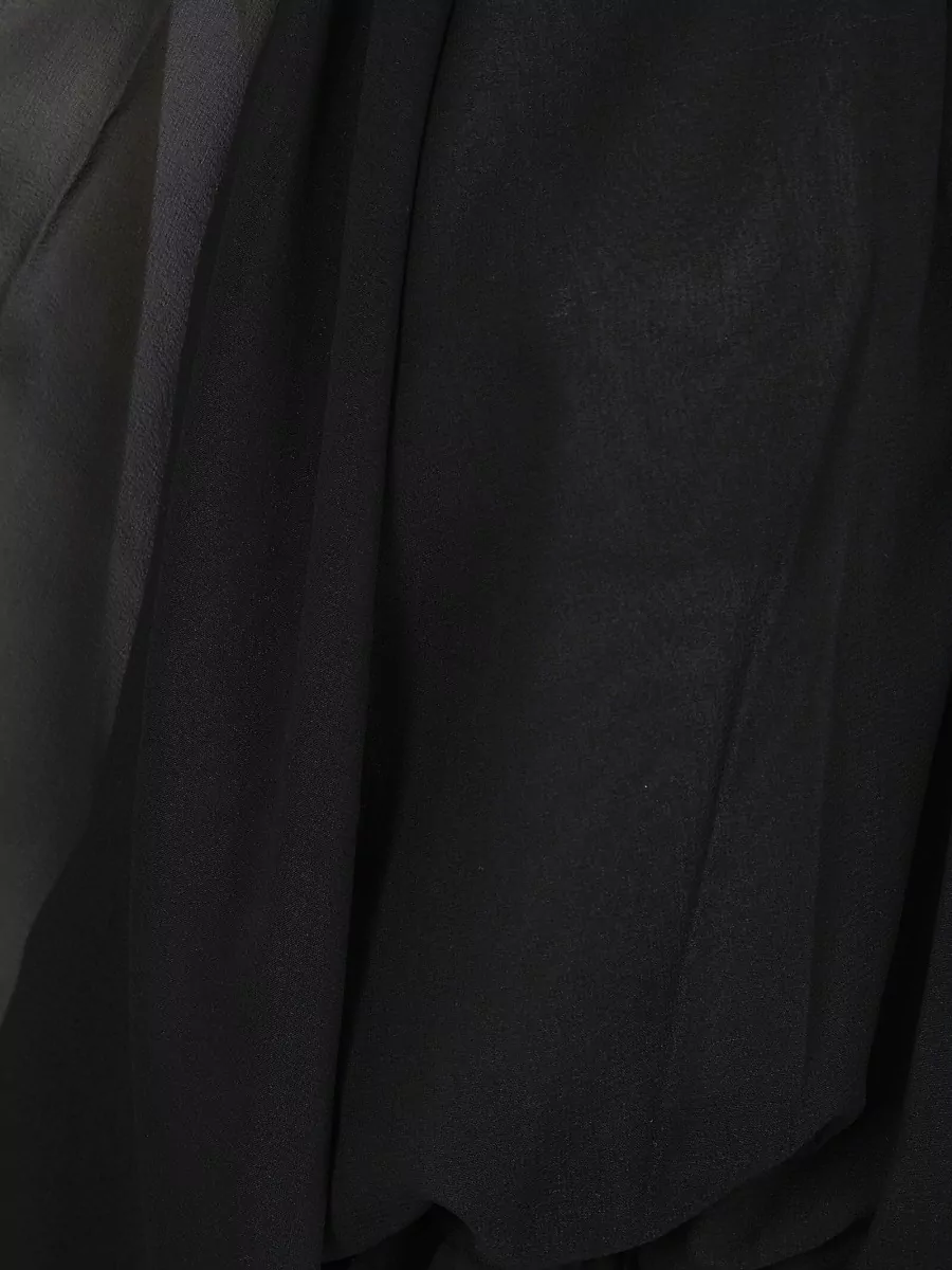 The Andamane Silk Off-The-Shoulder Puff-Sleeve Playsuit