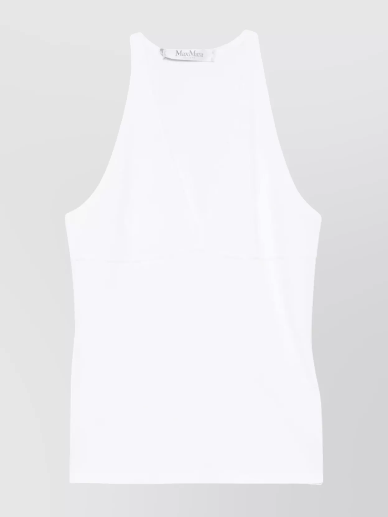 Max Mara Cotton Bra Tank Top V-Neckline