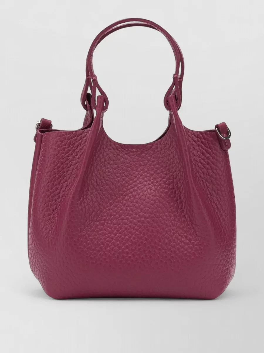 Gianni Chiarini Shoulder Bag Textured Finish Top Handles