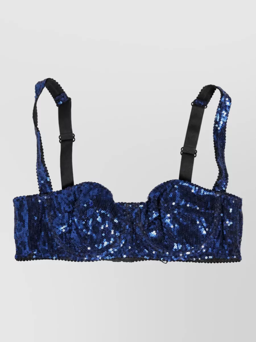 Dolce&Gabbana sequined balconette bra