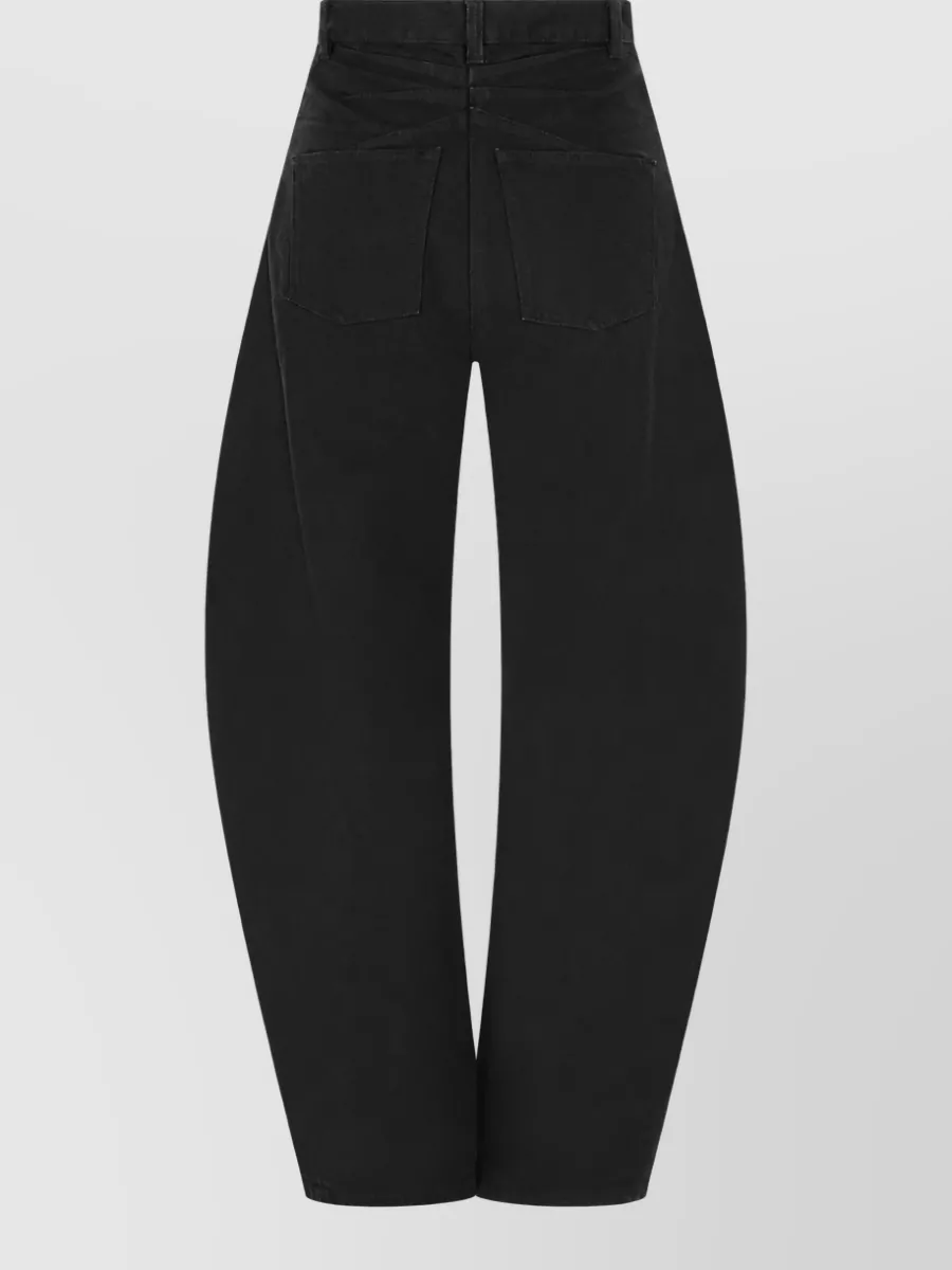 Alaïa Denim Wide-leg Jeans