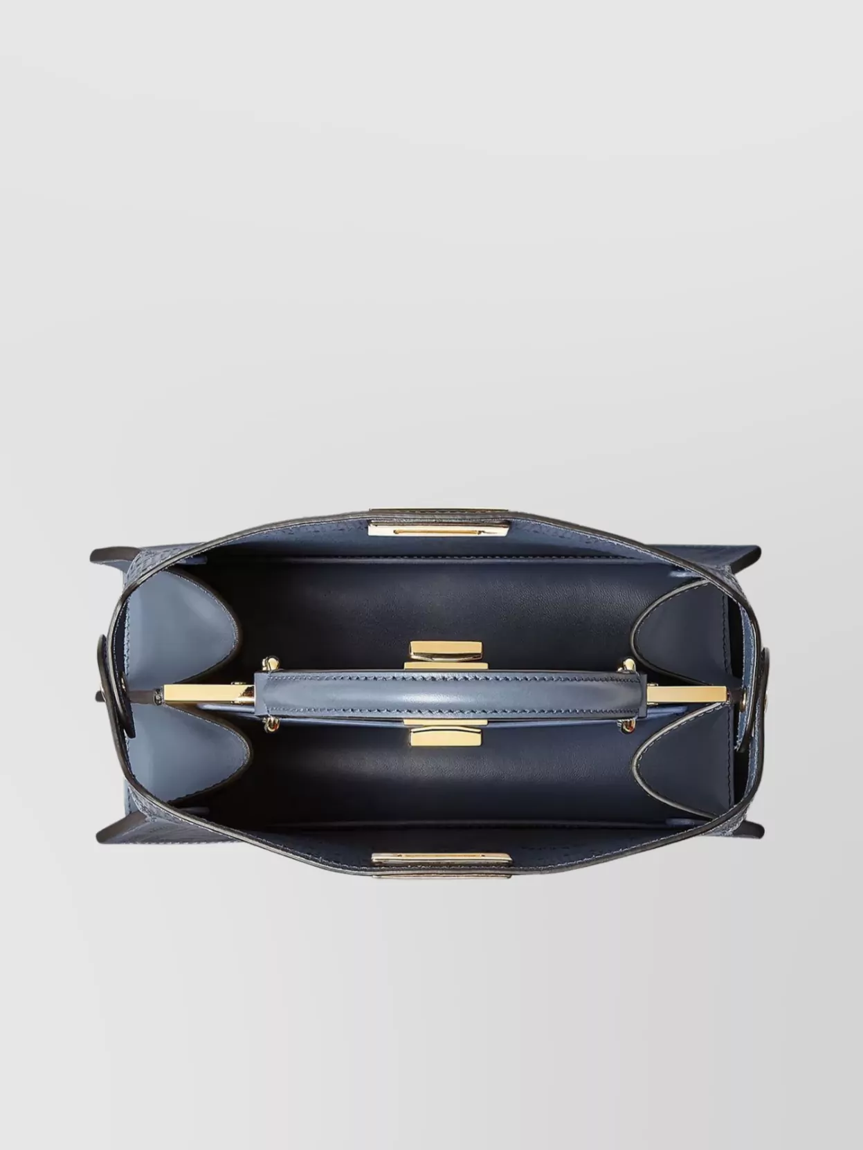 Fendi Peekaboo Cut-out Handle Bag In Blue