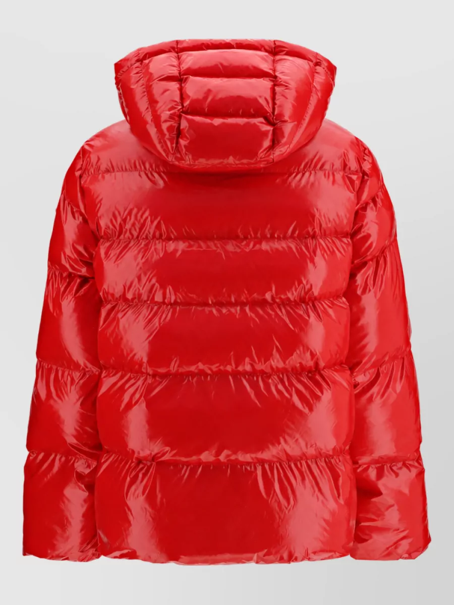 Pinko Down Hooded Quilted Puffer Coat