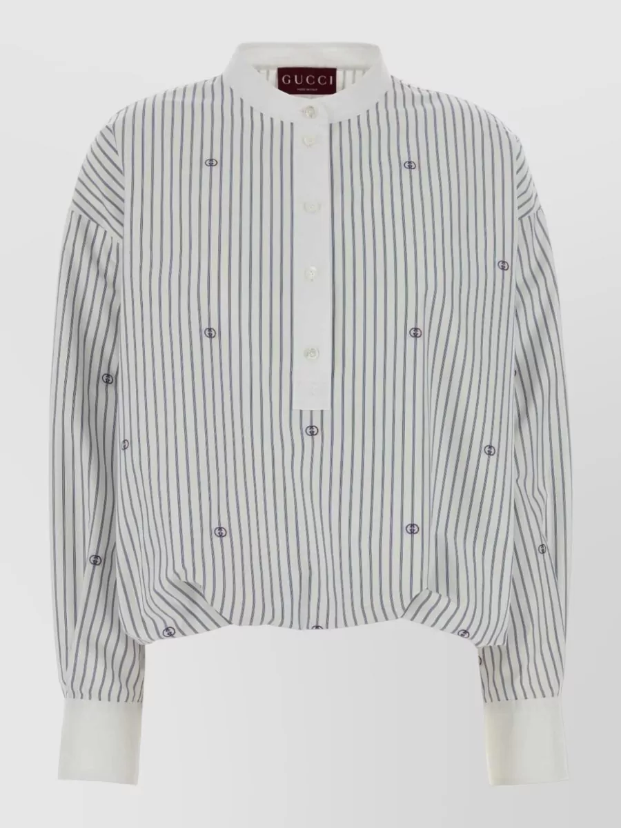 Gucci embroidered shirt