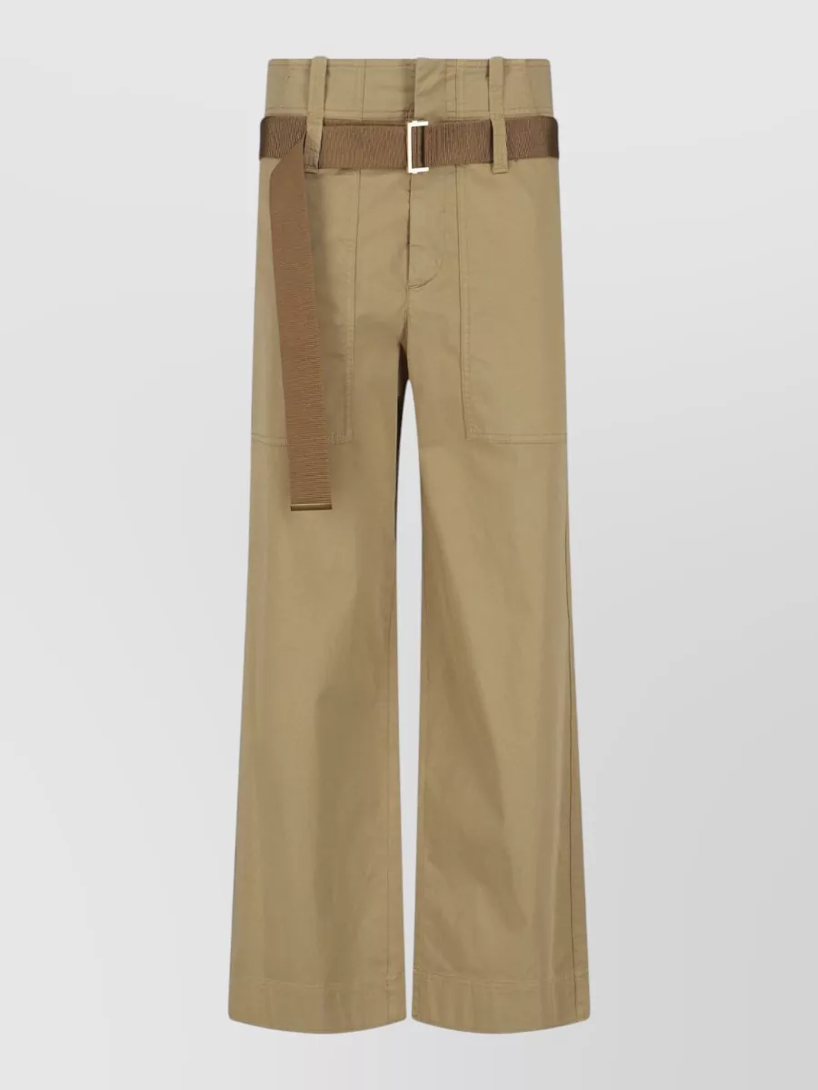 Seafarer Straight-Leg Wide-Leg Trousers