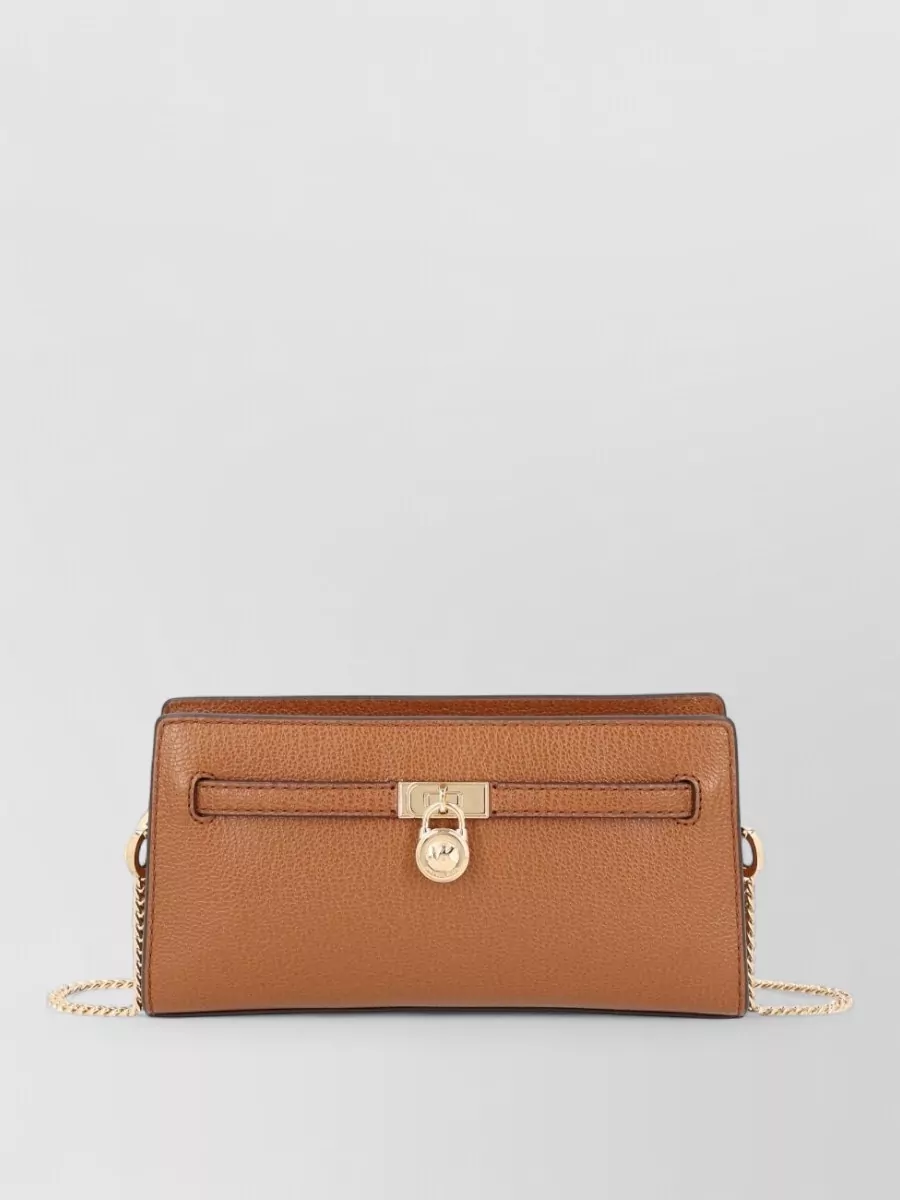 Michael Kors Chain Strap Rectangular Crossbody Bag Leather