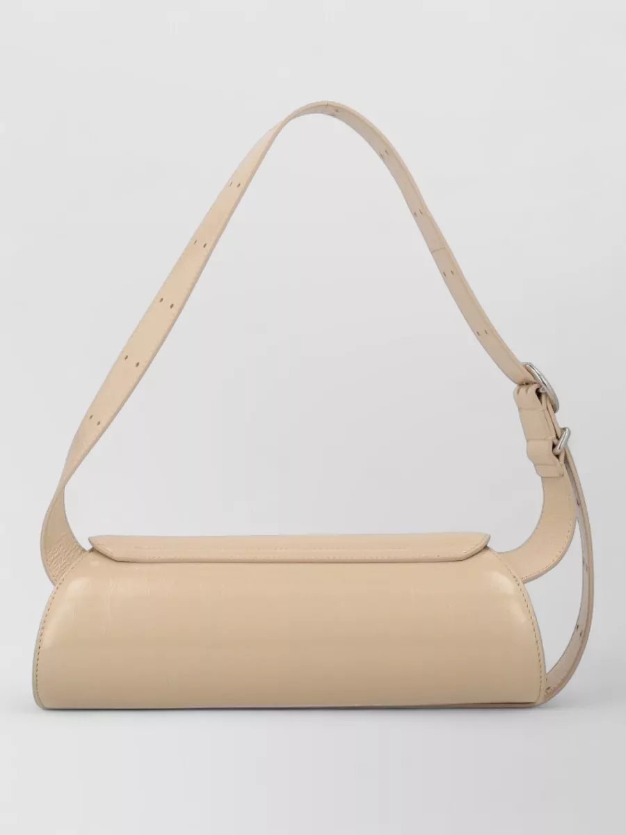 Jil Sander Shoulder Bag Smooth Finish Adjustable Strap