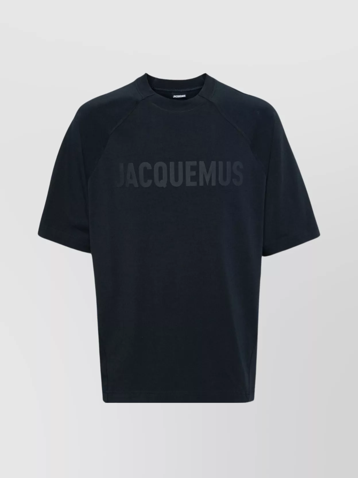 Shop Jacquemus Cotton Stretch Crew Neck T-shirt