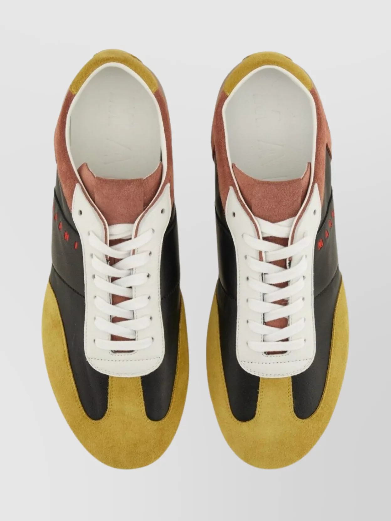 Marni Suede Low-Top Sneakers Rubber Sole
