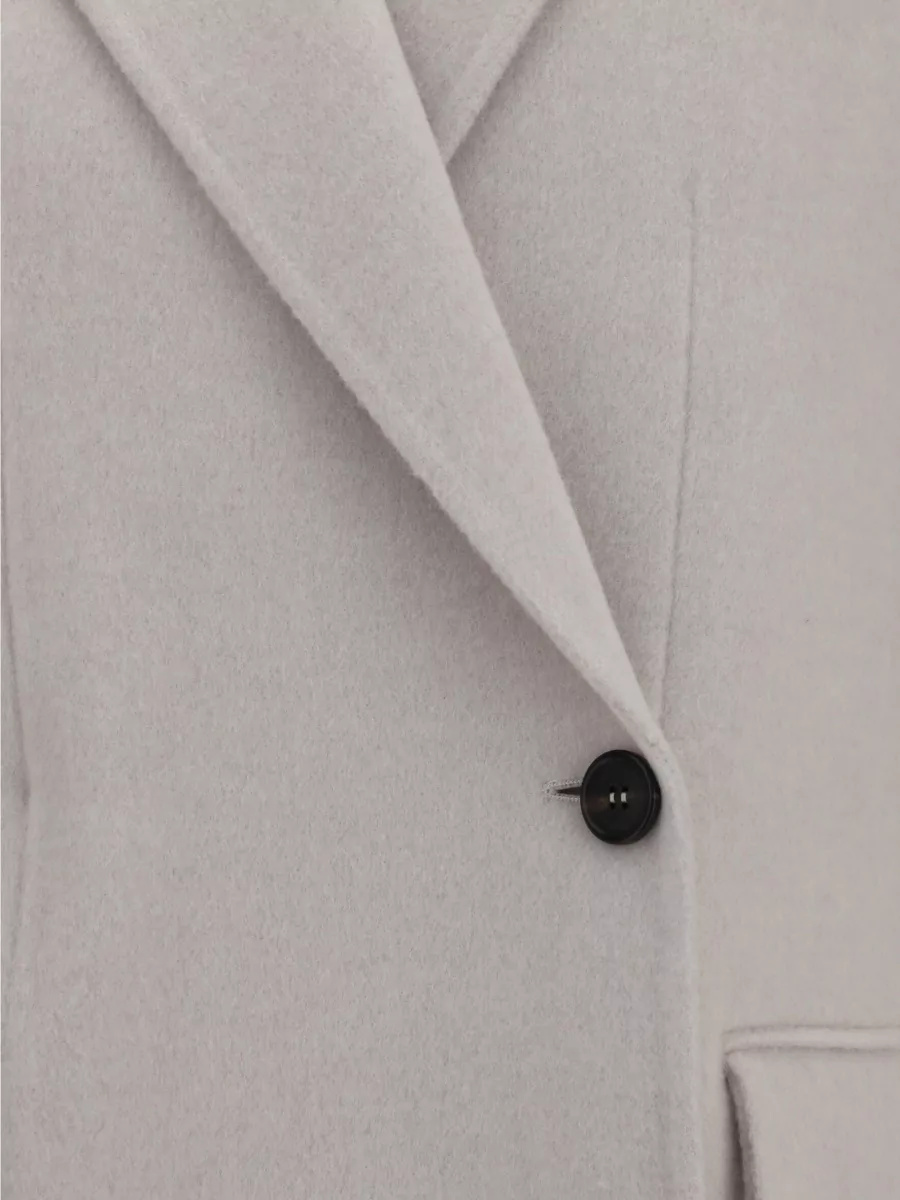 Brunello Cucinelli Cashmere Single-Breasted Coat