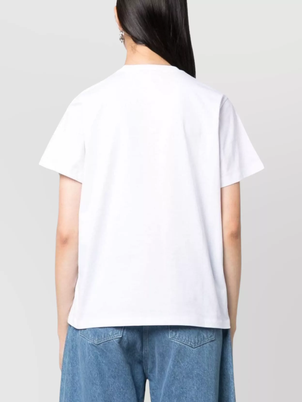 Ganni Bunny Print Crew Neck T-Shirt