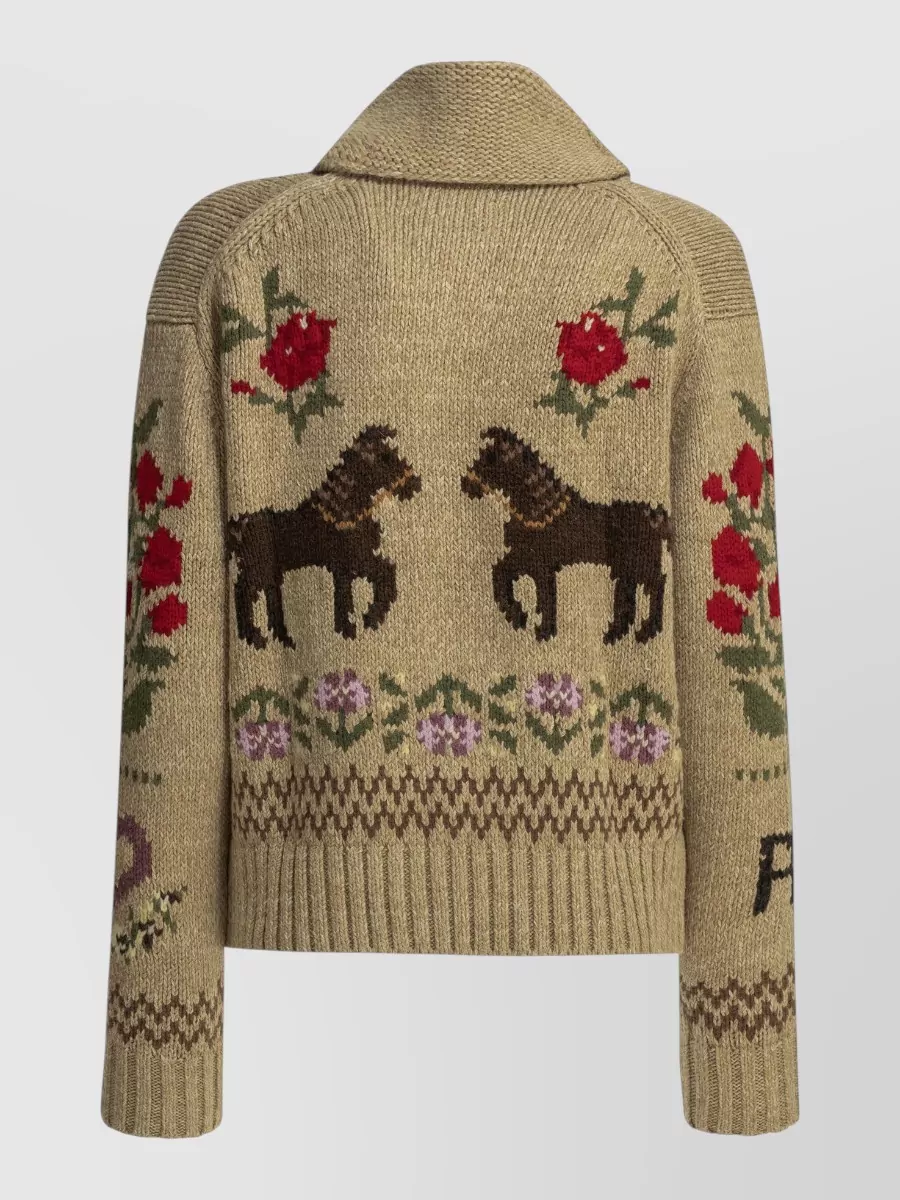 Polo Ralph Lauren Textured-Knit Cardigan