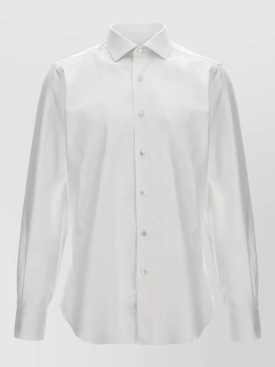 Barba cotton long-sleeve shirt