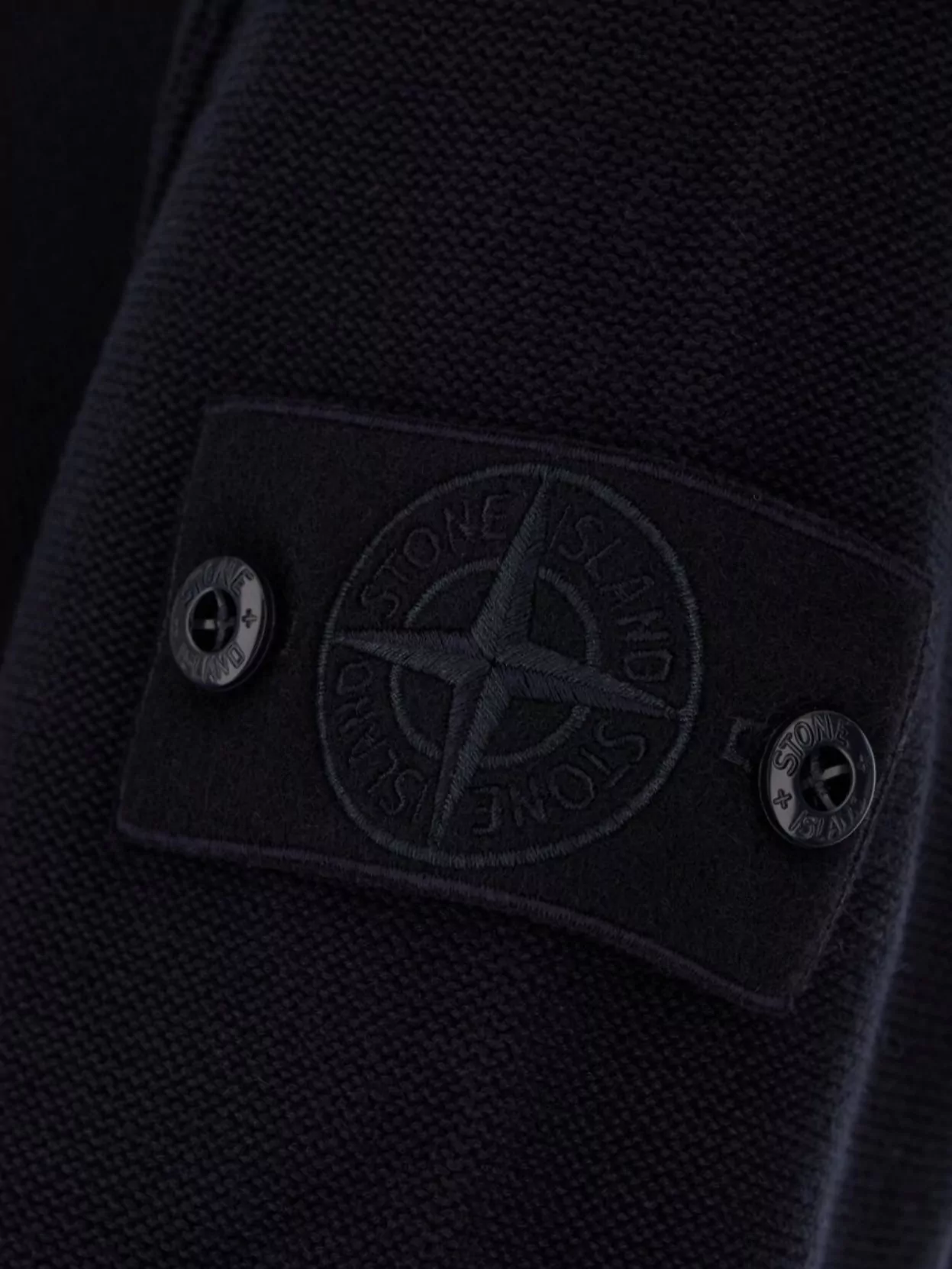Stone Island Crew Neck Cotton Blend Sweater