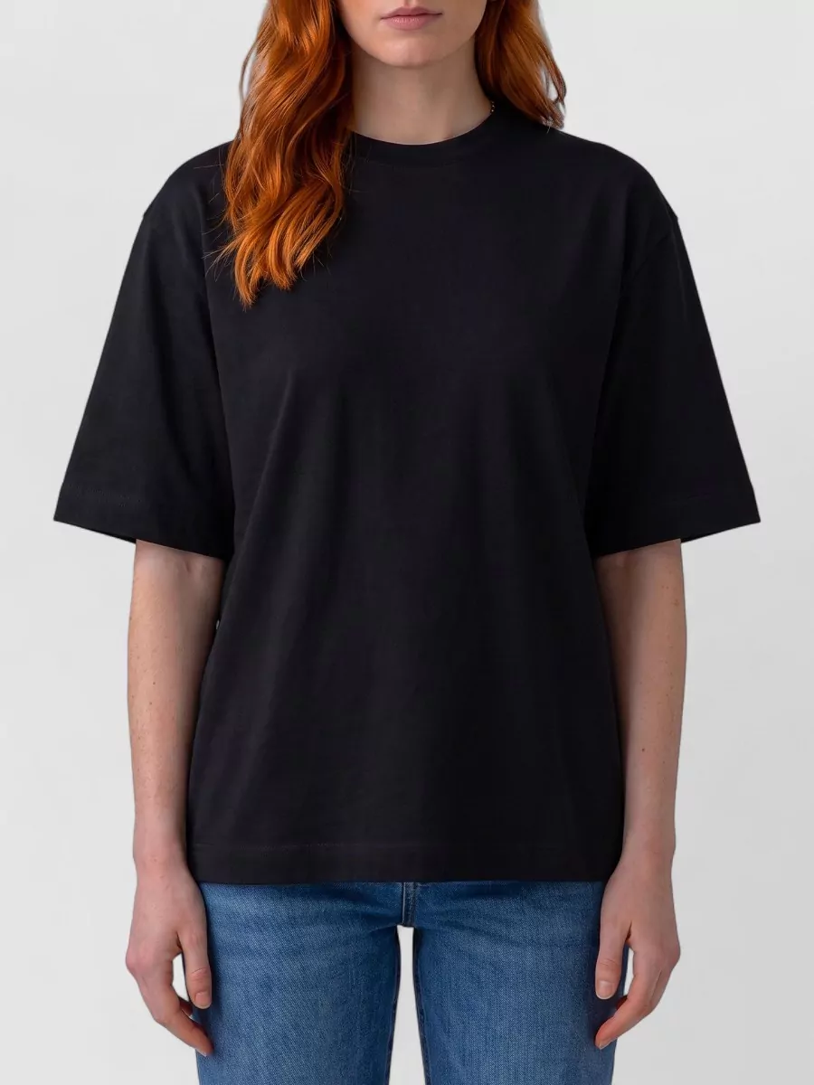 Jacquemus ribbed crew neck short sleeve t-shirt