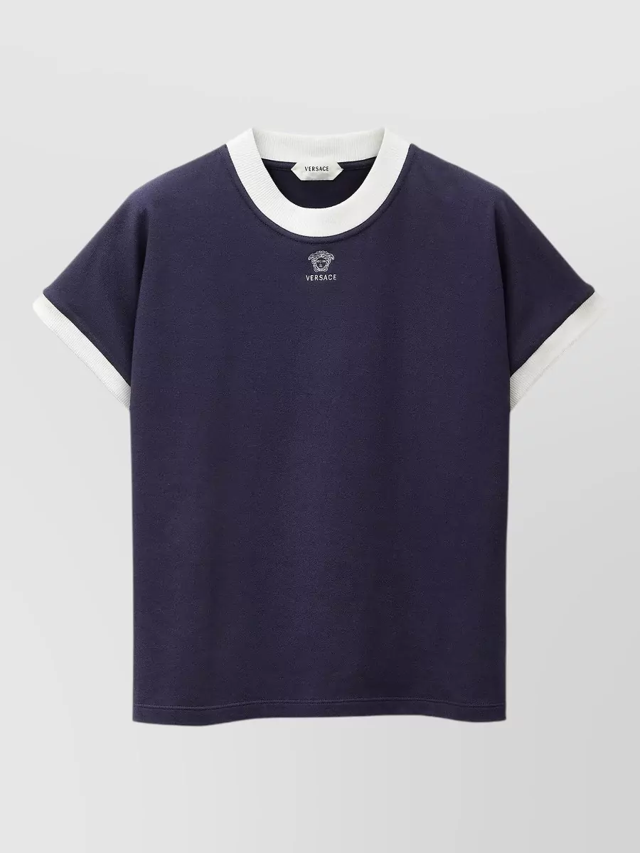 Versace slim-fit short-sleeve cotton t-shirt