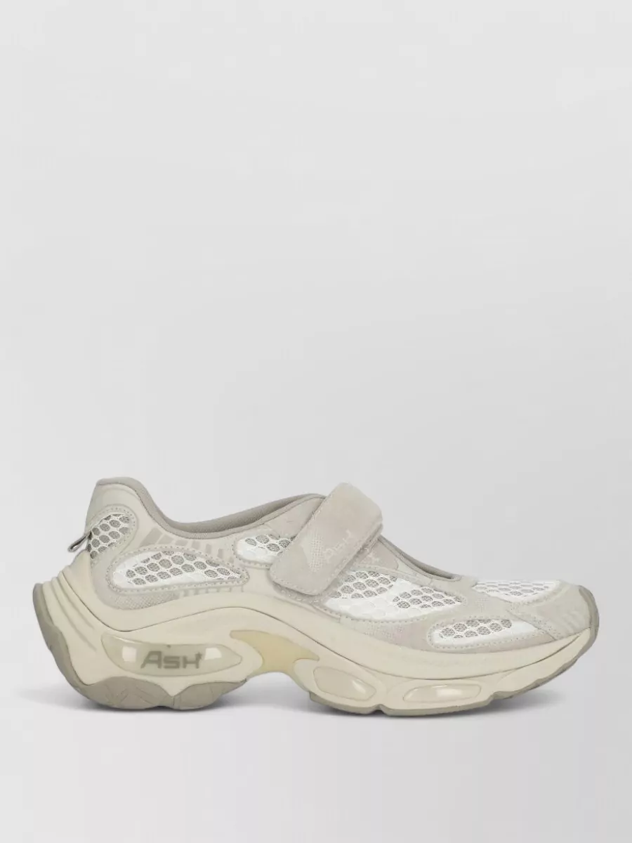 Ash Leather Low-Top Slip-On Sneakers