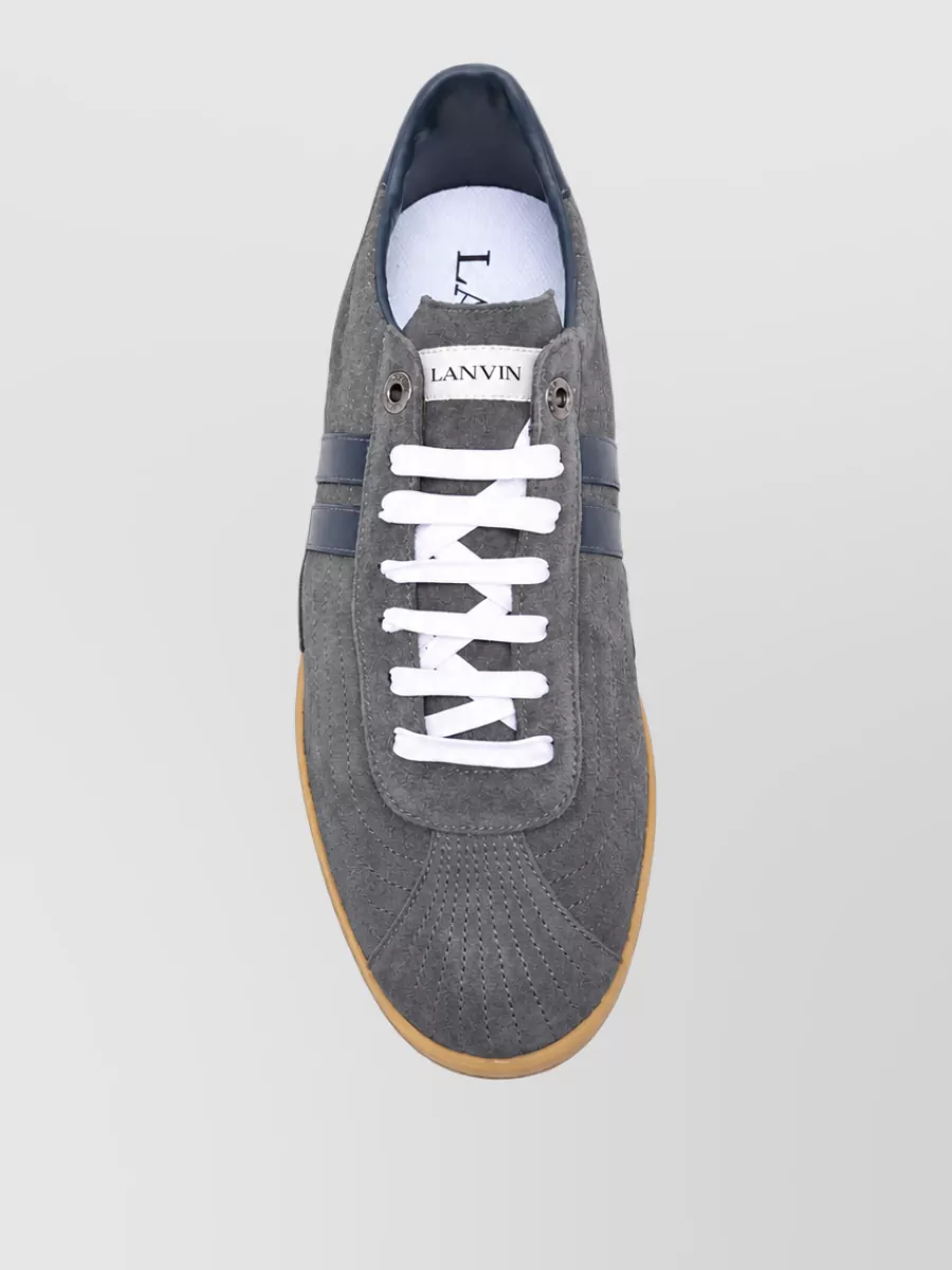 Lanvin Leather Low Top Sneakers
