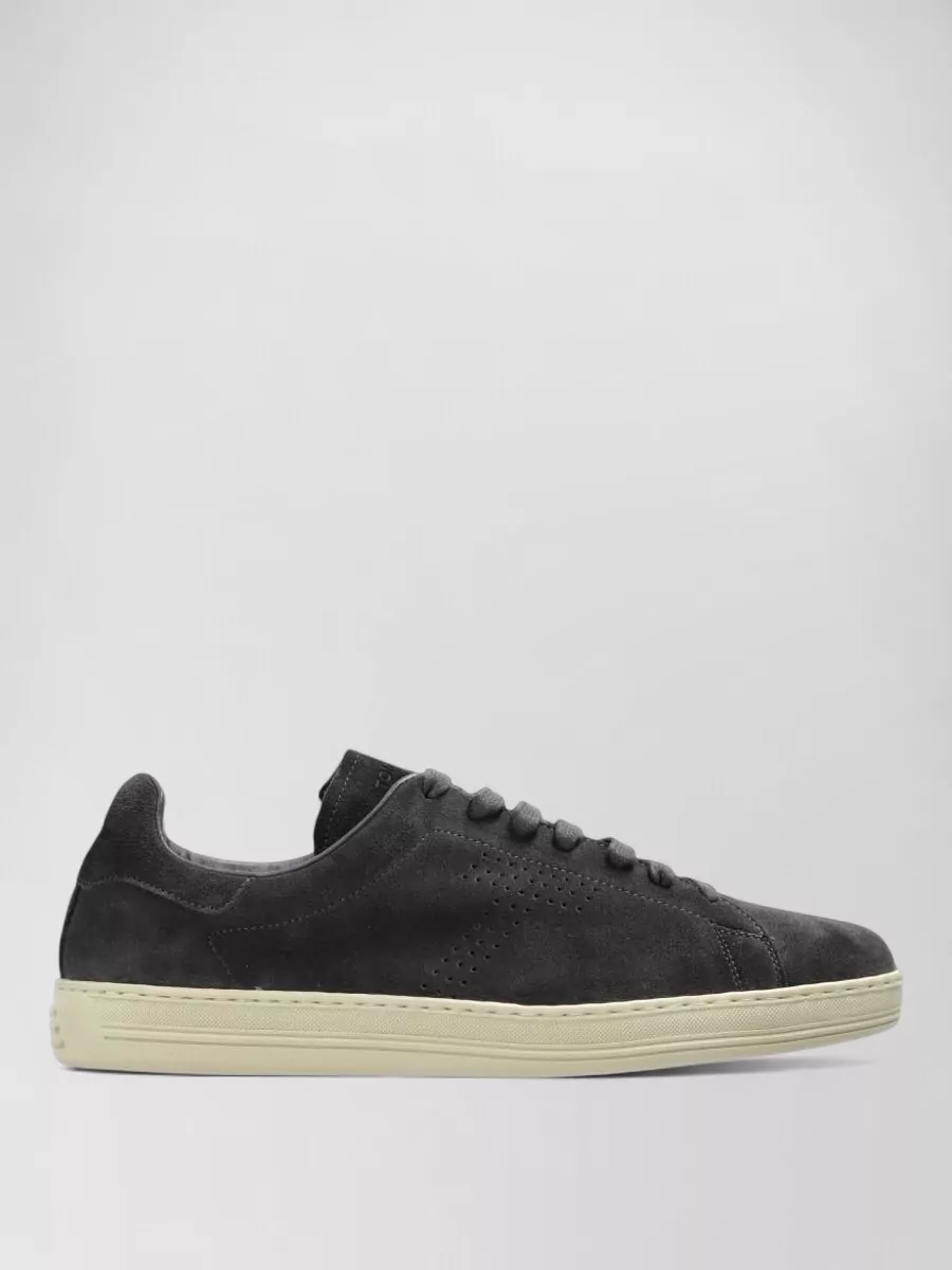 Tom Ford Leather Low-Top Sneakers