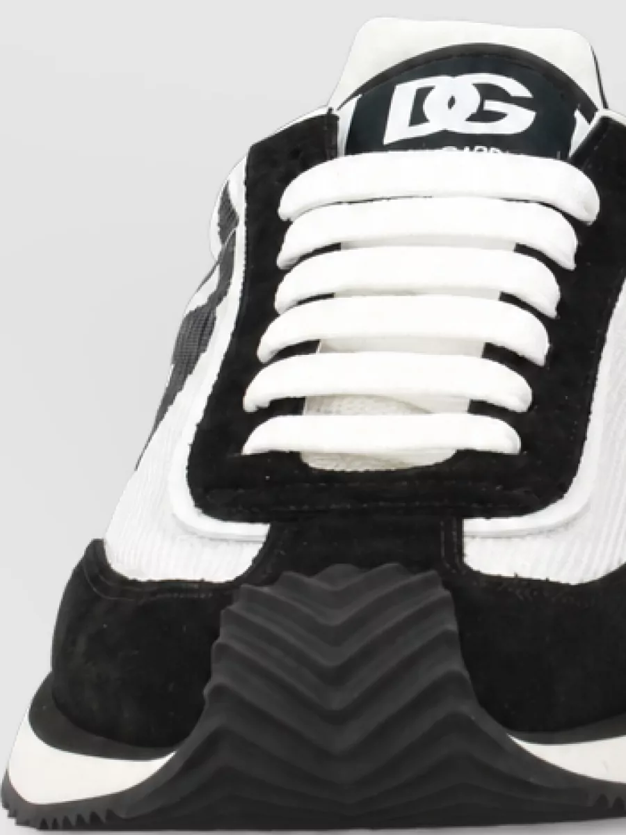 Dolce&Gabbana Leather Lace-Up Sneakers