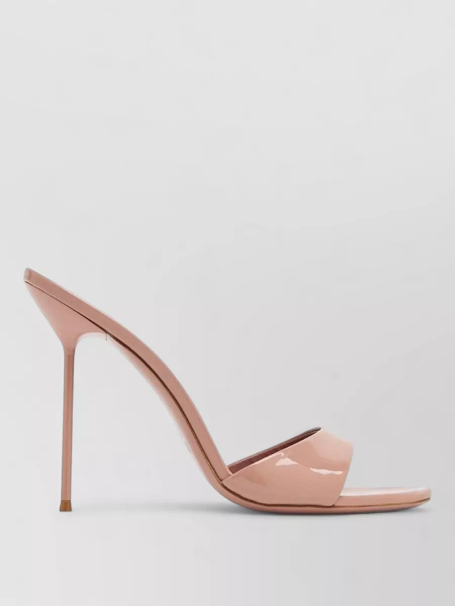 Paris Texas Lidia Stiletto Heel Leather Mules