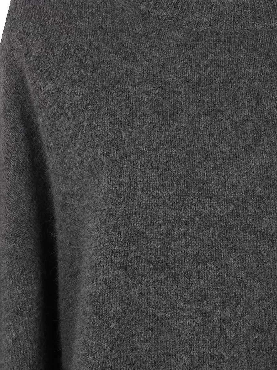 Loulou Studio Wool Blend Relaxed Fit Crewneck Sweater