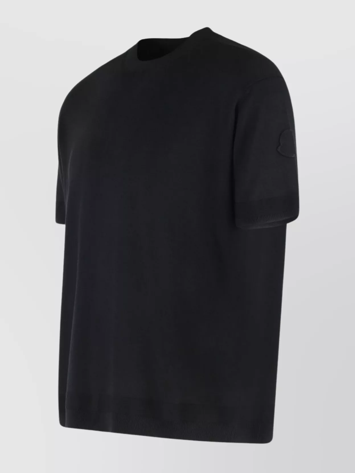Moncler Short Sleeve Crew Neck Sweater