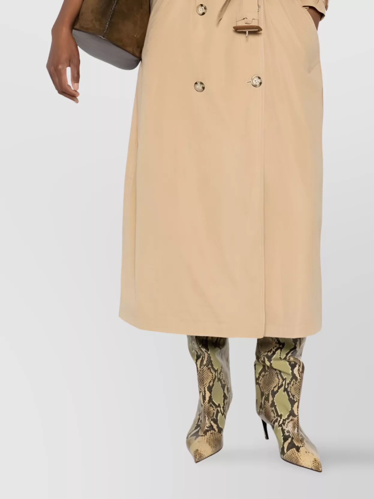 コート BALENCIAGA 'Draped Neck' trench coat (839117TSP13 9772) 52ac5f1d3c1d51abfed4f3962bc511