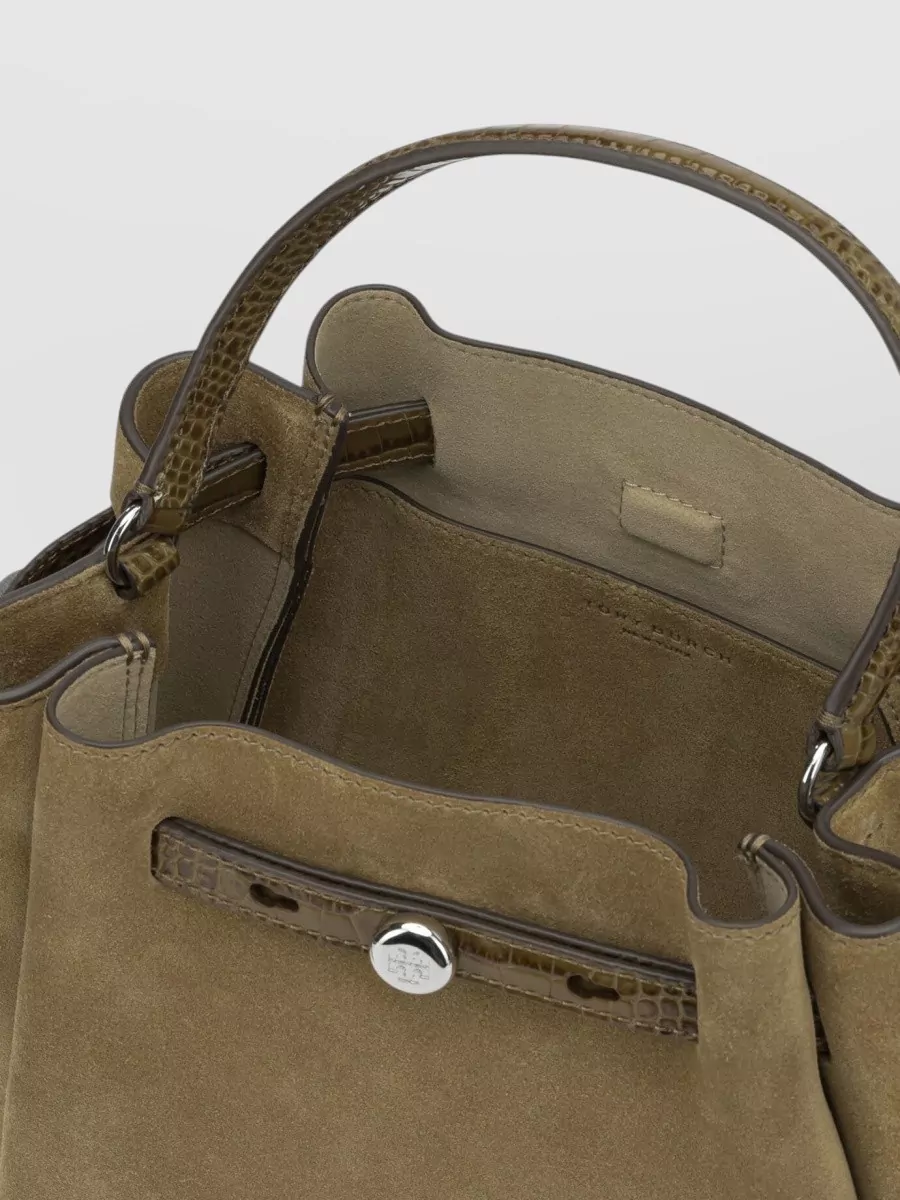 Tory Burch Romy Suede Bucket Bag