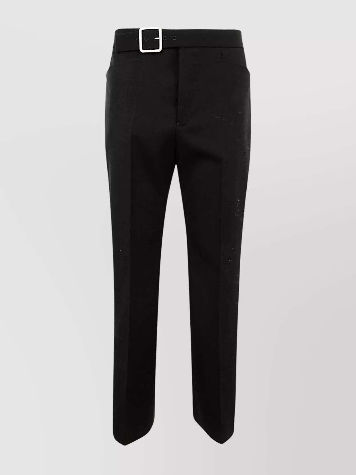 Jil Sander Cropped Pant Flared Hem In Black
