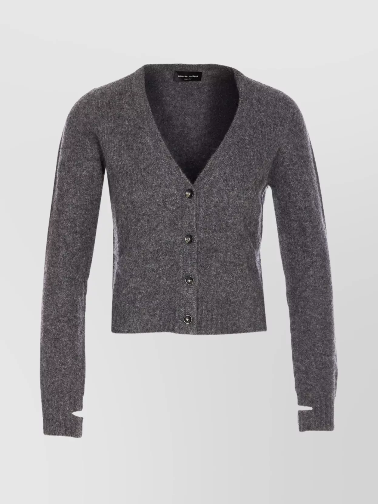Roberto Collina Cashmere V Neck Cardigan