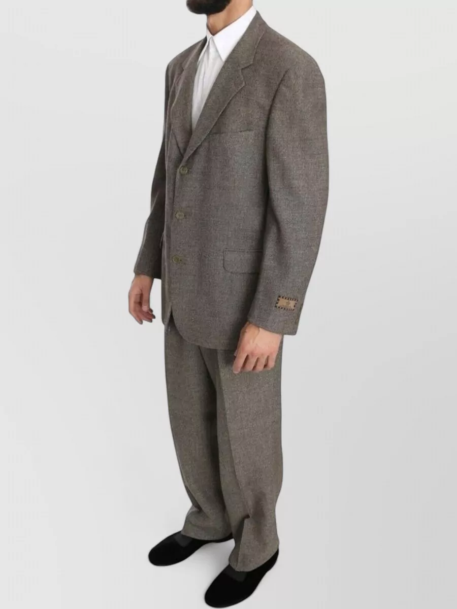 Fendi Wool Regular-Fit Single-Breasted Suit