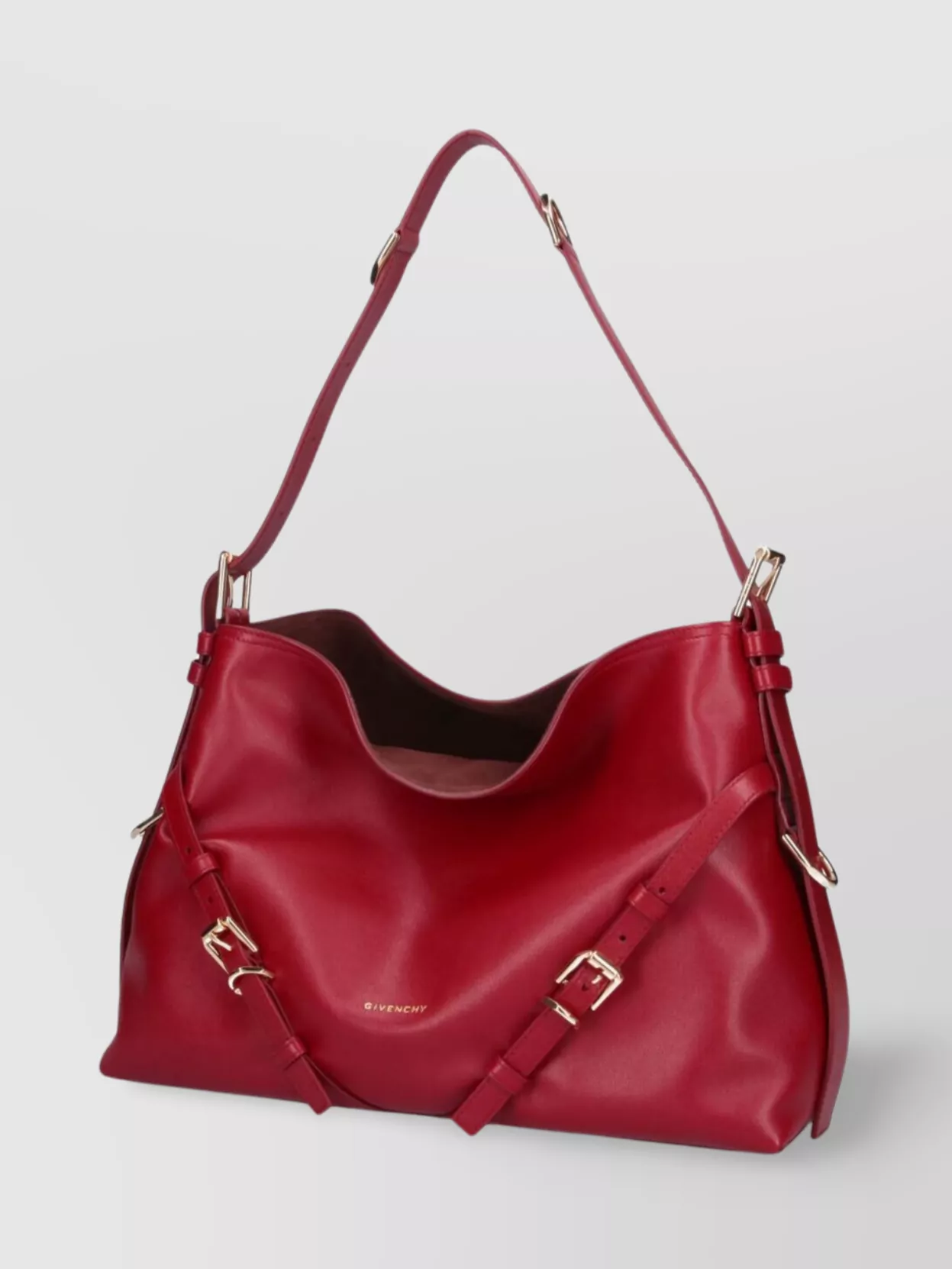 Givenchy Buckle Detail Open Top Shoulder Bag
