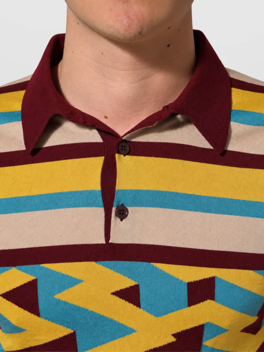 Dolce&Gabbana Cashmere Silk Knitted Polo Shirt