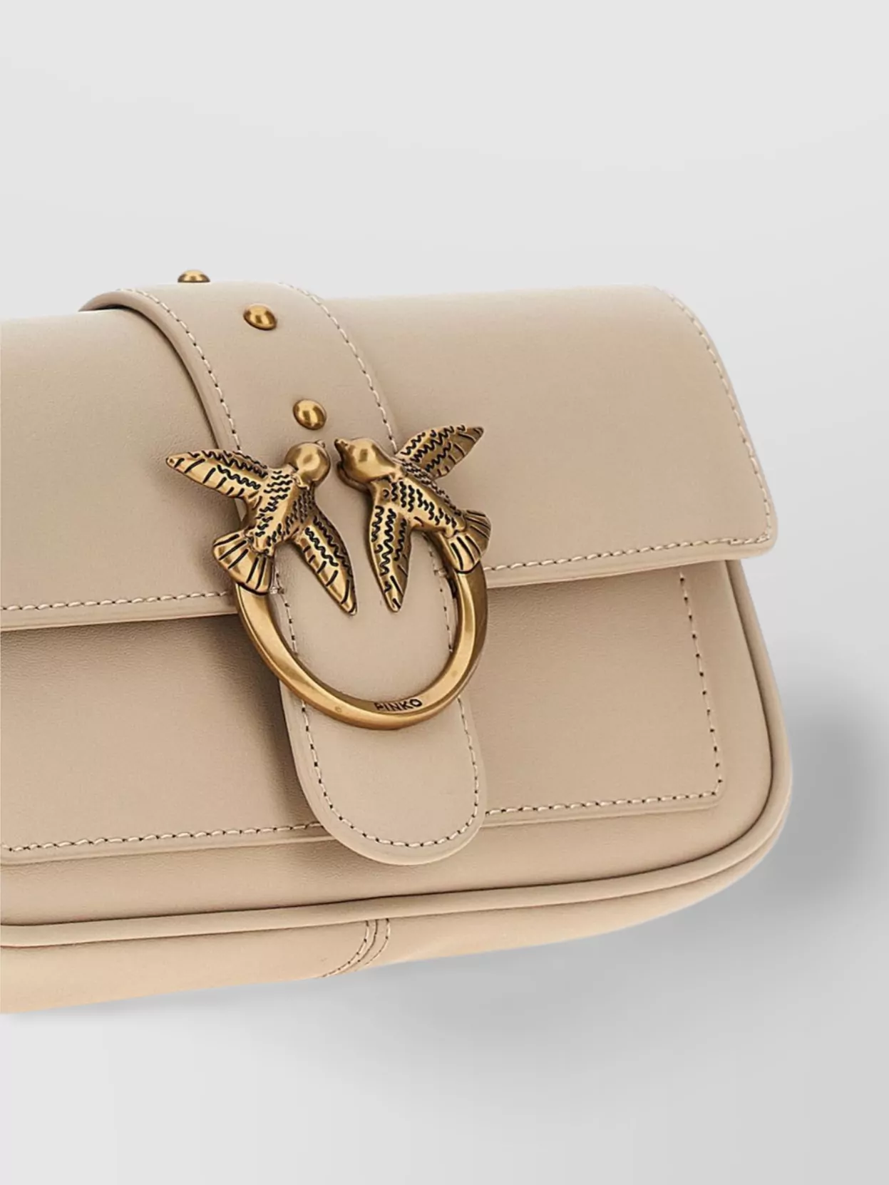 Pinko Love Bag One Leather Shoulder Bag