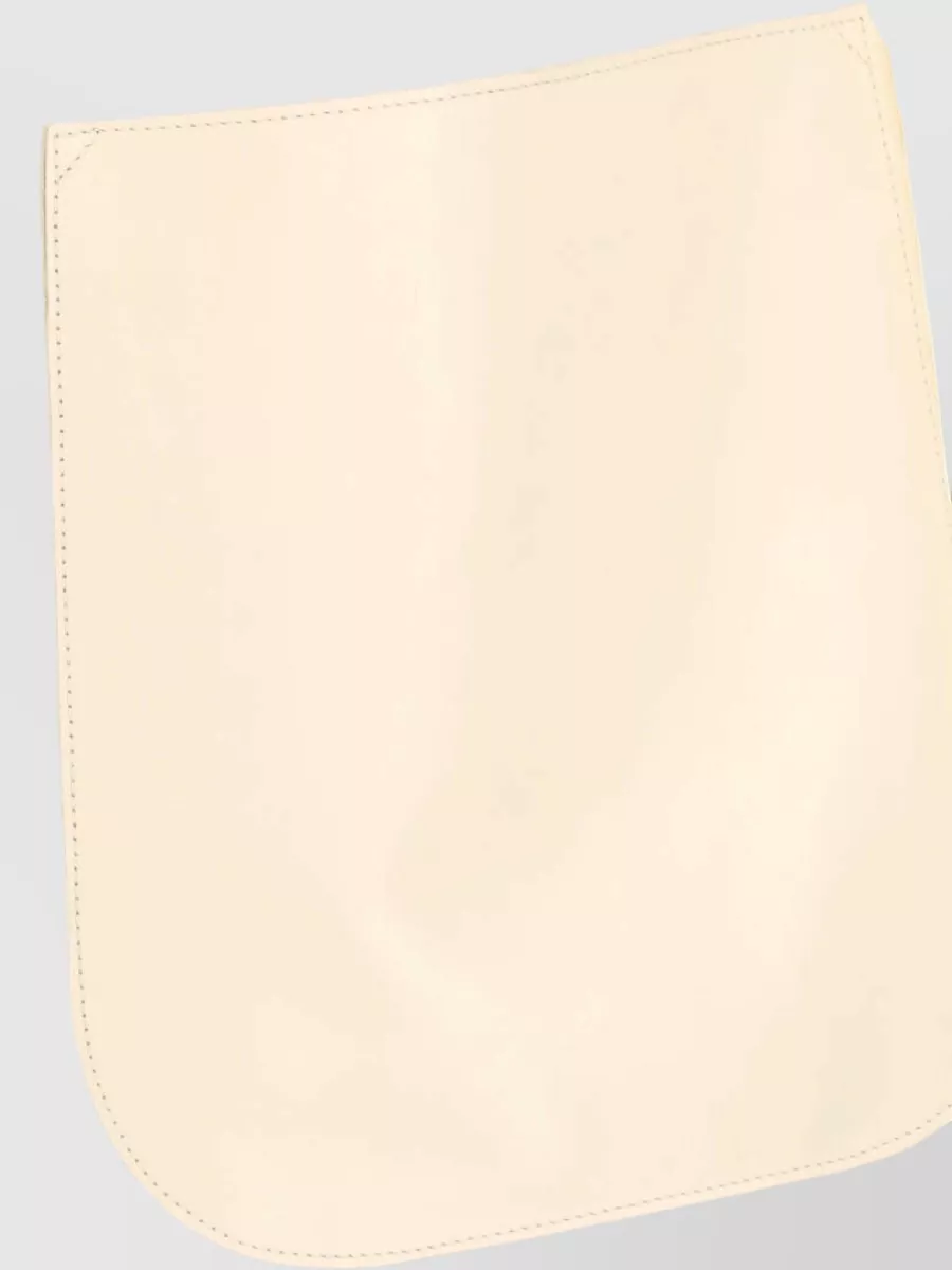 Jil Sander Leather Single-Breasted Coat