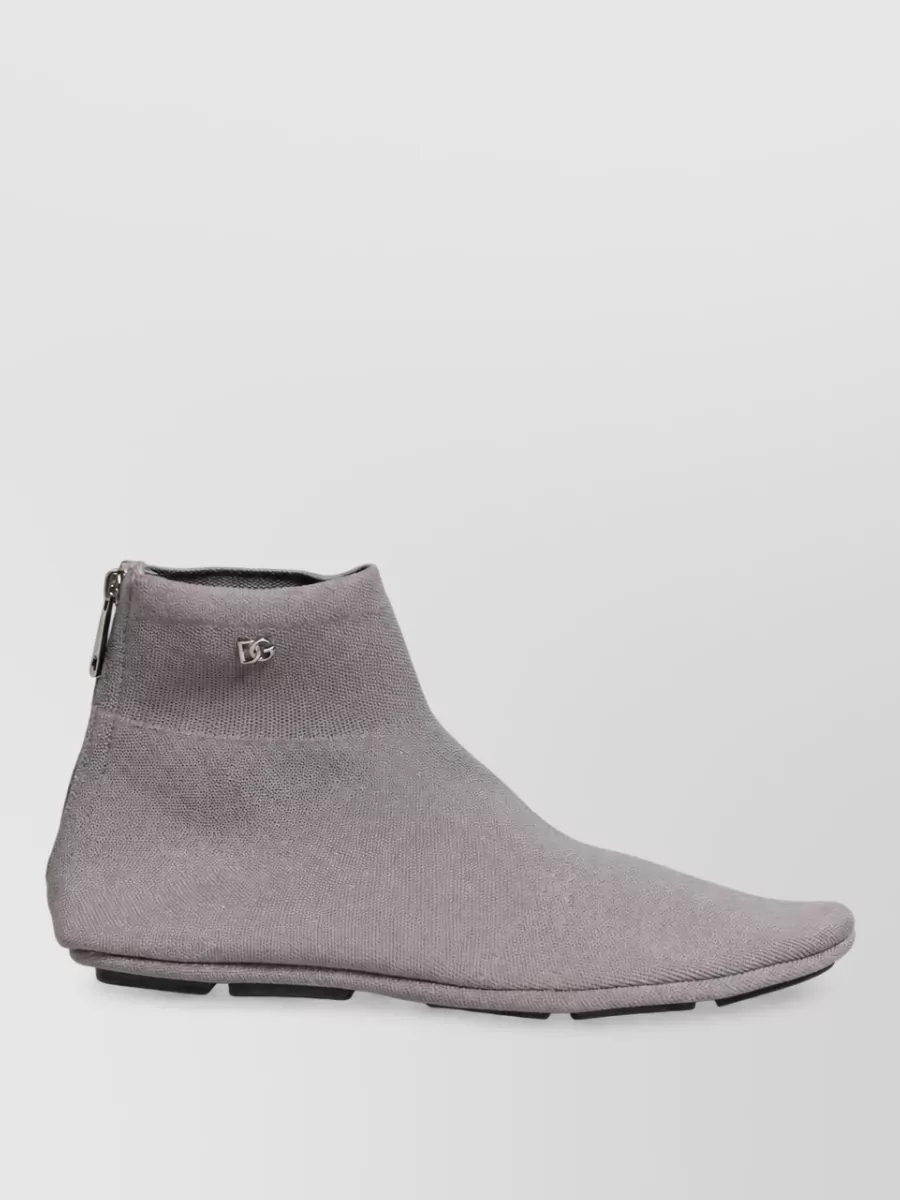 Dolce&Gabbana Stretch Mesh Ankle Boots