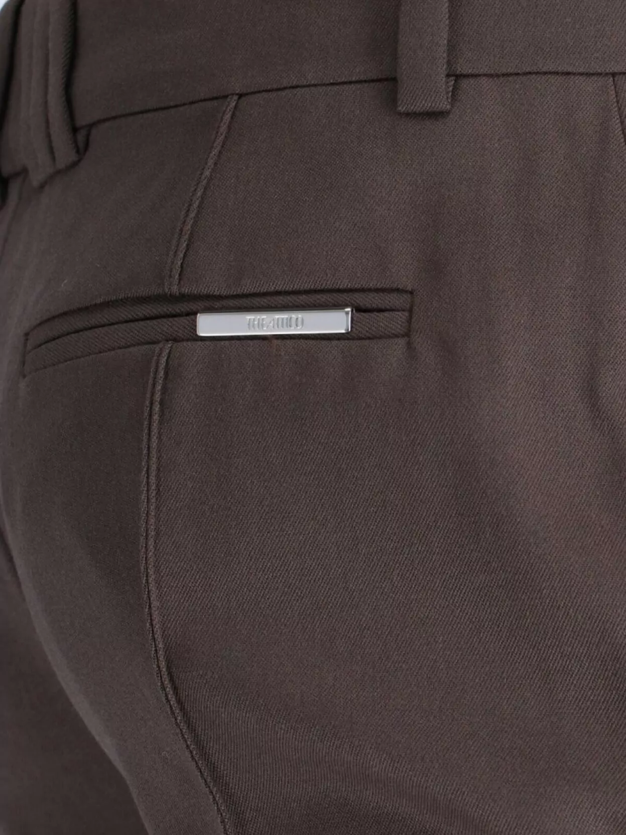 The Attico Straight Leg Trousers Belt Loops
