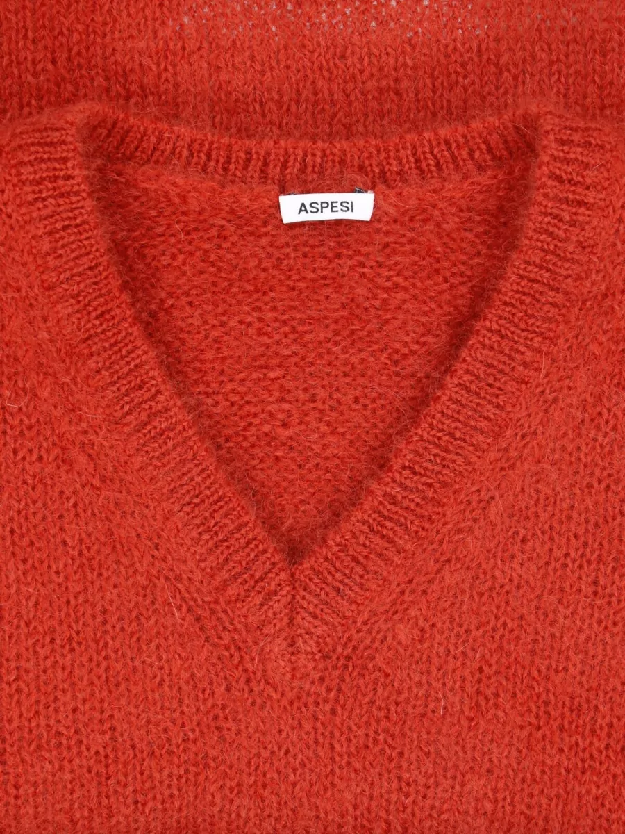 Aspesi Mohair Wool Crewneck Sweatshirt
